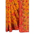 thumbnail image 2 of Ethnic Asia Gorgette Saree Embroidered Sari Unstitched Blouse, 2 of 4
