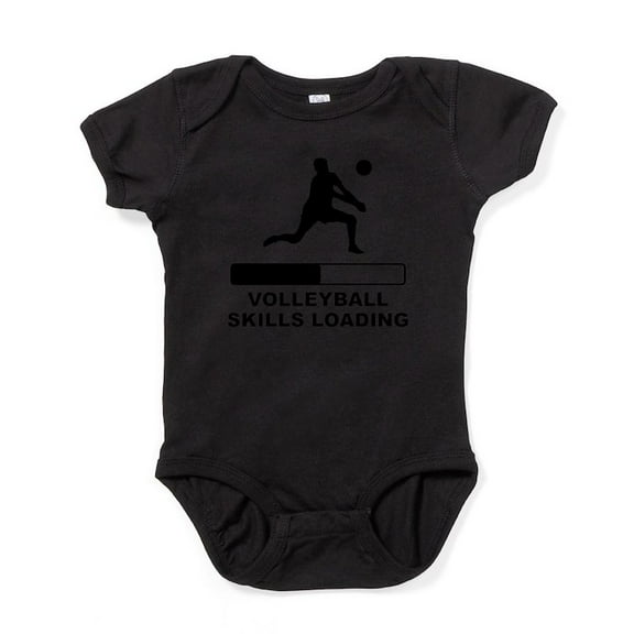 CafePress - Volleyball Skills Loading Body Suit - Cute Infant Bodysuit Baby Romper - Size Newborn - 24 Months