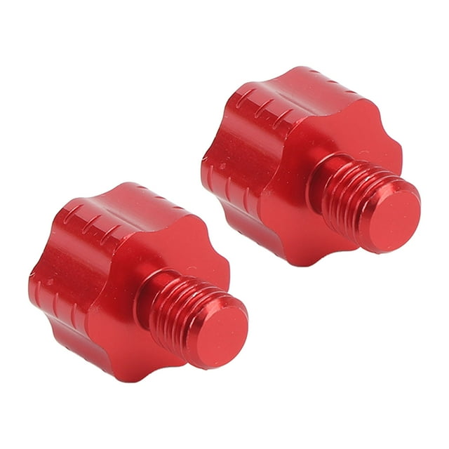 2Pcs Motorcycle Rearview Mirror Adapter Bolts Aluminum Alloy Motorcycle Mirror Screws Anti Slip Mirror Mount Adapter Screw for Motorbike