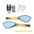 thumbnail image 1 of Universal Motorcycle Mirror Cnc Side Rearview Blue Anti-glare Compatible Ktm 250 390 200 690 125 Duke 990 Super Duke R 790 1290 Duke, 1 of 5