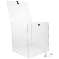 thumbnail image 2 of Caja para tarjetas de boda con cerradura, caja de acrílico para tarjetas de boda, caja para tarjetas de fiesta, suministros para bodas, 2 of 8