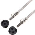 thumbnail image 7 of Bicycle Skewers 2 Pair Ultralight Titanium Quick Release Bicycle Hub Skewers for Road Bike,Black, 7 of 7