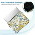 thumbnail image 2 of FORMRS 15"-15.6" Laptop Sleeve Protective Case Soft Carrying Quilted Computer Bag Cover, Yellow Floral, 2 of 7