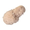 thumbnail image 2 of Fnooota Womens Slide Slippers, Non Slip Comfort Open Toe Indoor Fuzzy Slippers Bedroom Shoes Khaki Size 6.5-7, 2 of 6