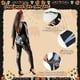 thumbnail image 5 of Disfraz de Xtinmee para mujer, Día de los Muertos, 3D, diseño de esqueletos, talla XL, 5 of 7