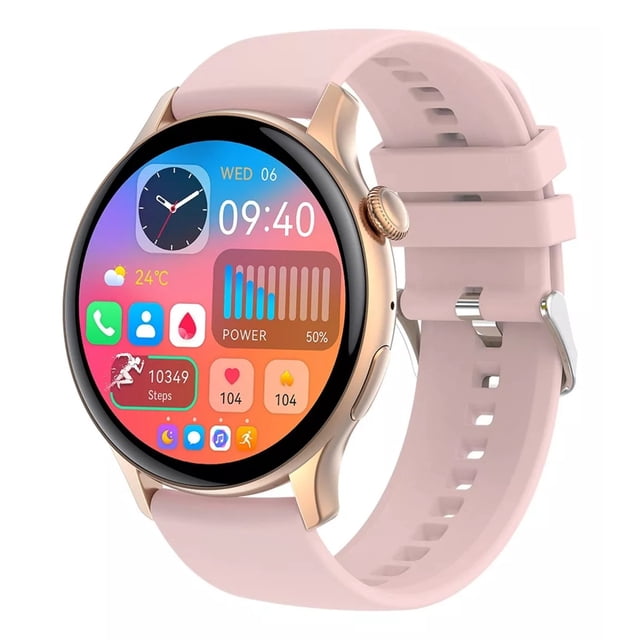 Reloj Smartwatch Hombre y Mujer Hk85 Fralugio Full Touch 1.43´ Notificacion Rosa Fralugio Sport