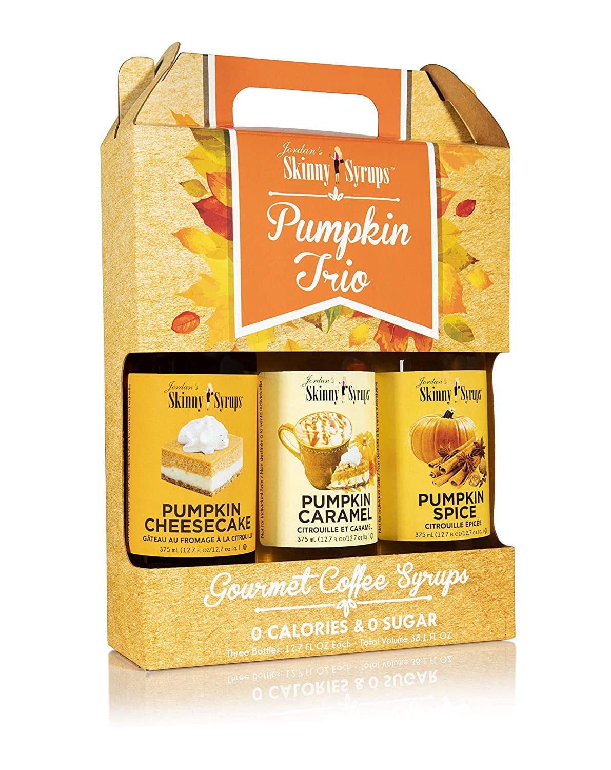 Jordans Skinny Syrups Pumpkin Syrup Trio Pack Of 3 Walmart Com