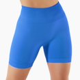 thumbnail image 2 of LYMAYTER Women Biker Shorts High-Waisted Stretch Yoga Shorts for S-L Fashion Non-Roll Waist Sweat Shorts, 2 of 8