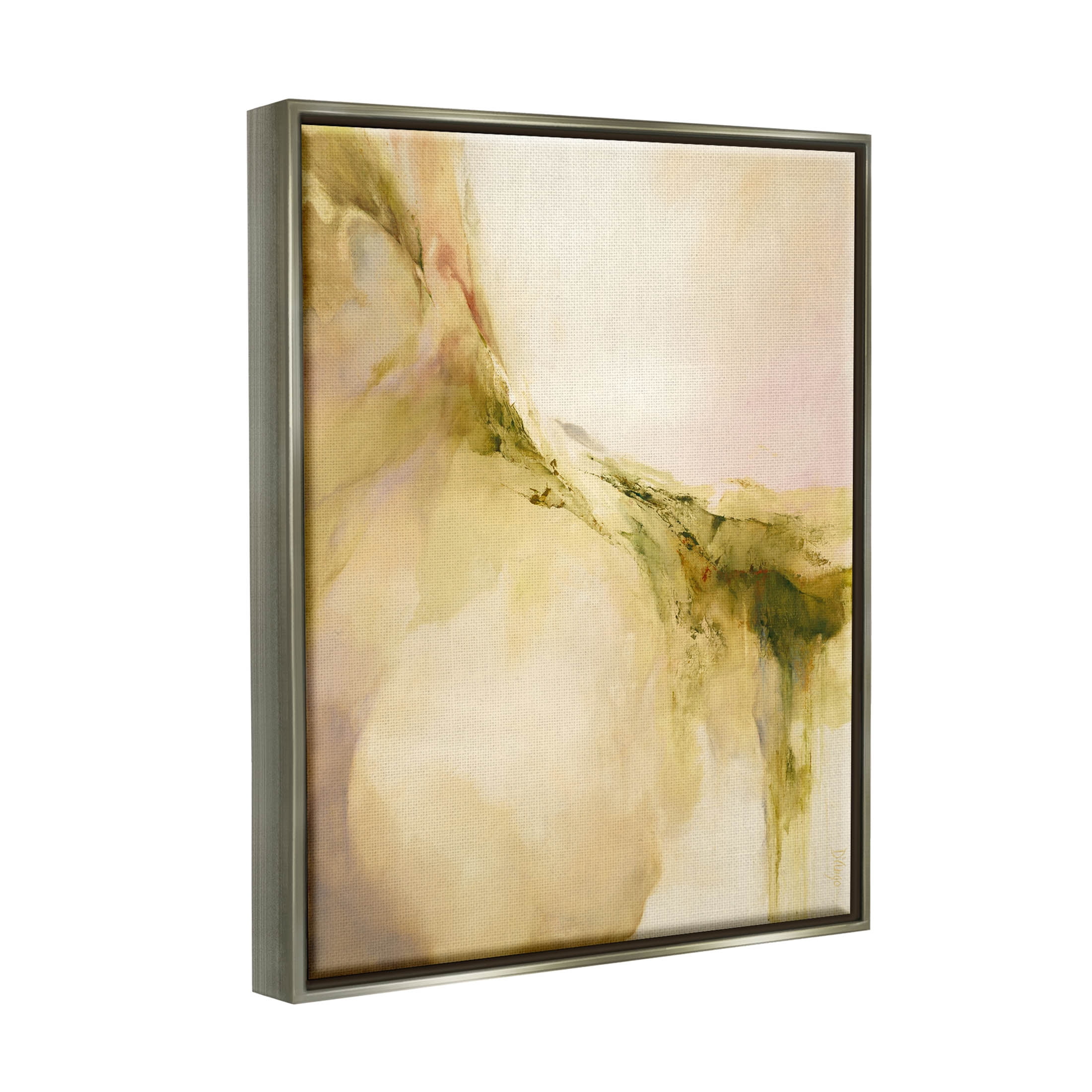 Soft Abstract Neutral Composition Abstract Graphic Art Luster Gray Framed Art Print Wall Art
