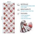 thumbnail image 2 of White Cow Strawberry Pattern Hot Yoga Mat Towel Non Slip for Hot Yoga - Quick-Drying Yoga Mat Cover with 4 Corner Pockets with Travel Bag - Hot Yoga Towel Non Slip Grip Moisture Wicking Sweat 70"x26", 2 of 6