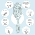 Ninabella Organic Detangling Hair Brush for Women, Men & Children