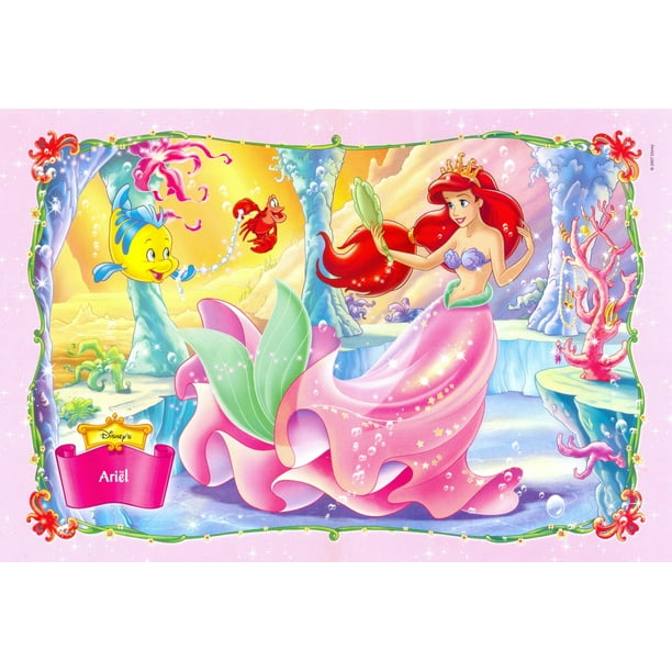 Little Mermaid Princess Party Birthday 1/2 Size Frosting