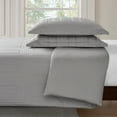 thumbnail image 6 of Cityblocks Silver Grey 3-Piece Cotton Rectangle Jacquard Duvet Set - Full/Queen, 6 of 6