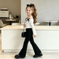 thumbnail image 4 of Enyan Tween Girl Trendy Clothes Teen Girls 2-Piece Outfit Long Sleeve Suspender Cami+Bell Down Pant Fall Spring Set, 4 of 9