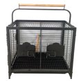 thumbnail image 4 of 25-Inch Portable Elegant and Durable Travel Veterinary Parrot Bird Carrier Play Stand Perch Cage Feeding Bowl Stand with Handle and Accessories, 4 of 7