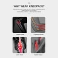 thumbnail image 2 of 1PCS Kneepads Knee Support Protector with Silicone Design and Flexible, 2 of 8