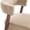 Khaki, variant on Dayalane Modern Counter Height Bar Stools Set of 2, 27" H Barrel Back Velvet Upholstered Counter Stools with Wood Legs, Barstools for Kitchen Island, Dining Room Bar, Green