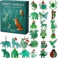 thumbnail image 2 of Forest Animals 2025 Advent Calendar with 24 Acrylic Ornaments Christmas Countdown Calendar Set Cute Woodland Creature Hanging Decor for Tree Nature Lovers, 2 of 4