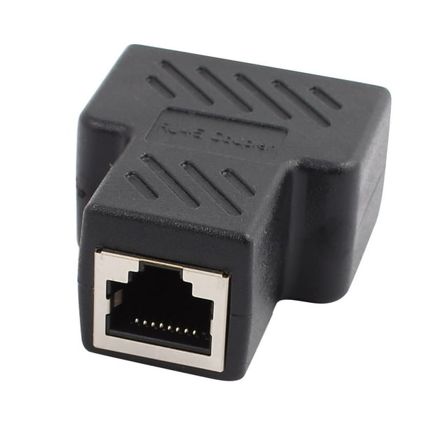 RJ45 1 to 2 Dual Port CAT 5 CAT 6 LAN Socket Connector