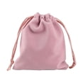 thumbnail image 1 of Drawstring Bag Storage Burlap Packaging Gift Corset Pouches Gift Sack Jewelries Bundle Organize Candy Cosmetic Coins Pink, 1 of 9
