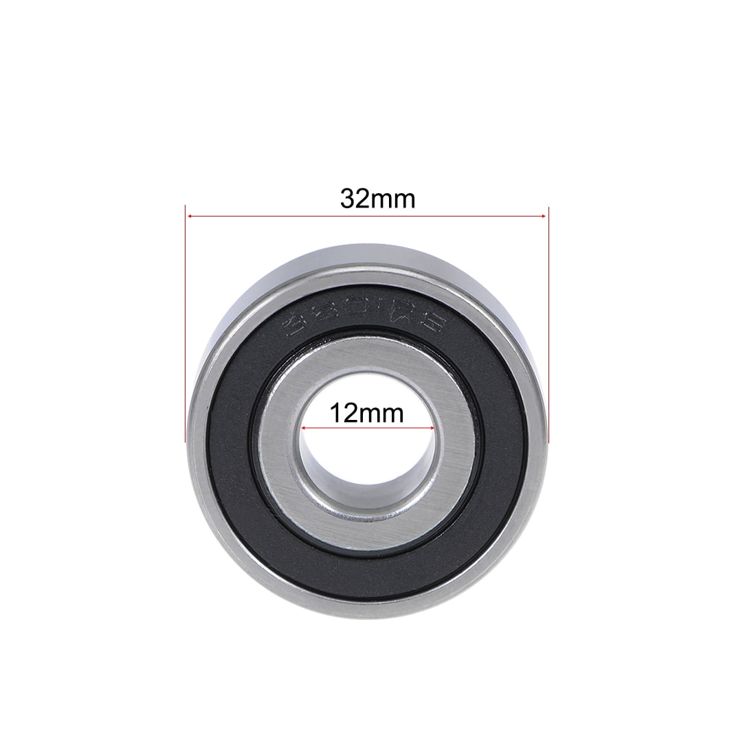 Unique Bargains High Performance Sealed Angular Contact Bearings 0.47" x 1.26" x 0.63"