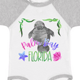 thumbnail image 4 of Inktastic Palm Bay Florida Cute Swimming Manatee Boys or Girls Baby Bodysuit, 4 of 5