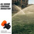 thumbnail image 6 of PAMINGONO Garden Hose Nozzle Sprayer High Pressure 10Pcs 360 Degree Rotating Sprinkler Heads Orange 1.4X0.9X0.9in, 6 of 8