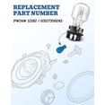 thumbnail image 3 of PW24W 12182 Halogen HiPerVision Stop/Brake DRL Daytime Light Bulb Fit for Mini F54 F55 F56 F57 Cooper Clubman 2014-2019 Replace 63117359245, , Turn Signal LED, 2 Pack, 3 of 6