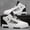 White, variant on Mid-Top Men's Versatile Sports Casual Sneakers , Trendy Platform Outdoor Running Skate Shoes and Comfortable