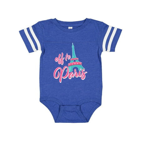 

Inktastic Off to Paris- vacation Gift Baby Boy or Baby Girl Bodysuit