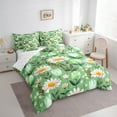 thumbnail image 3 of Castle Fairy Green Flowers Leaves Twin Bedding Sets,Spring Garden Bedding Comforter Set, 3 of 8