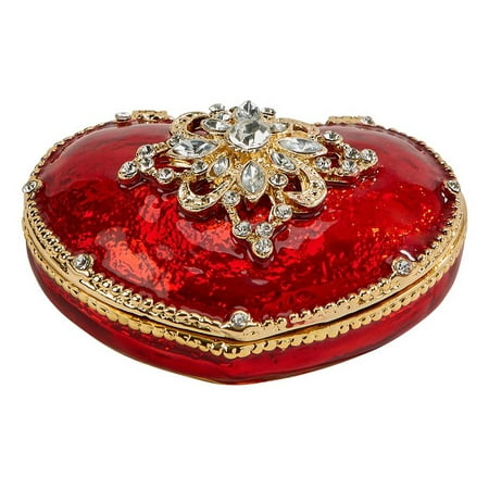 Red Heart Trinket Box