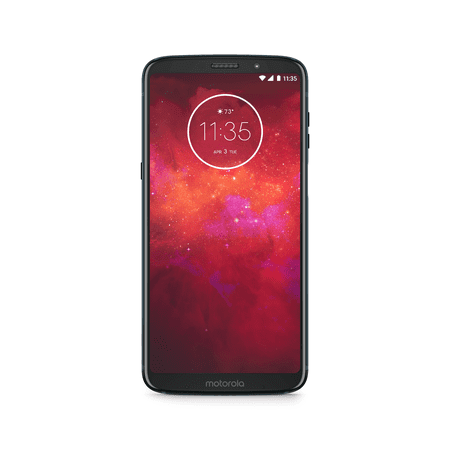 Moto Z3 Play 32GB - UNLOCKED - Deep Indigo (Best Cell Phone To Purchase)