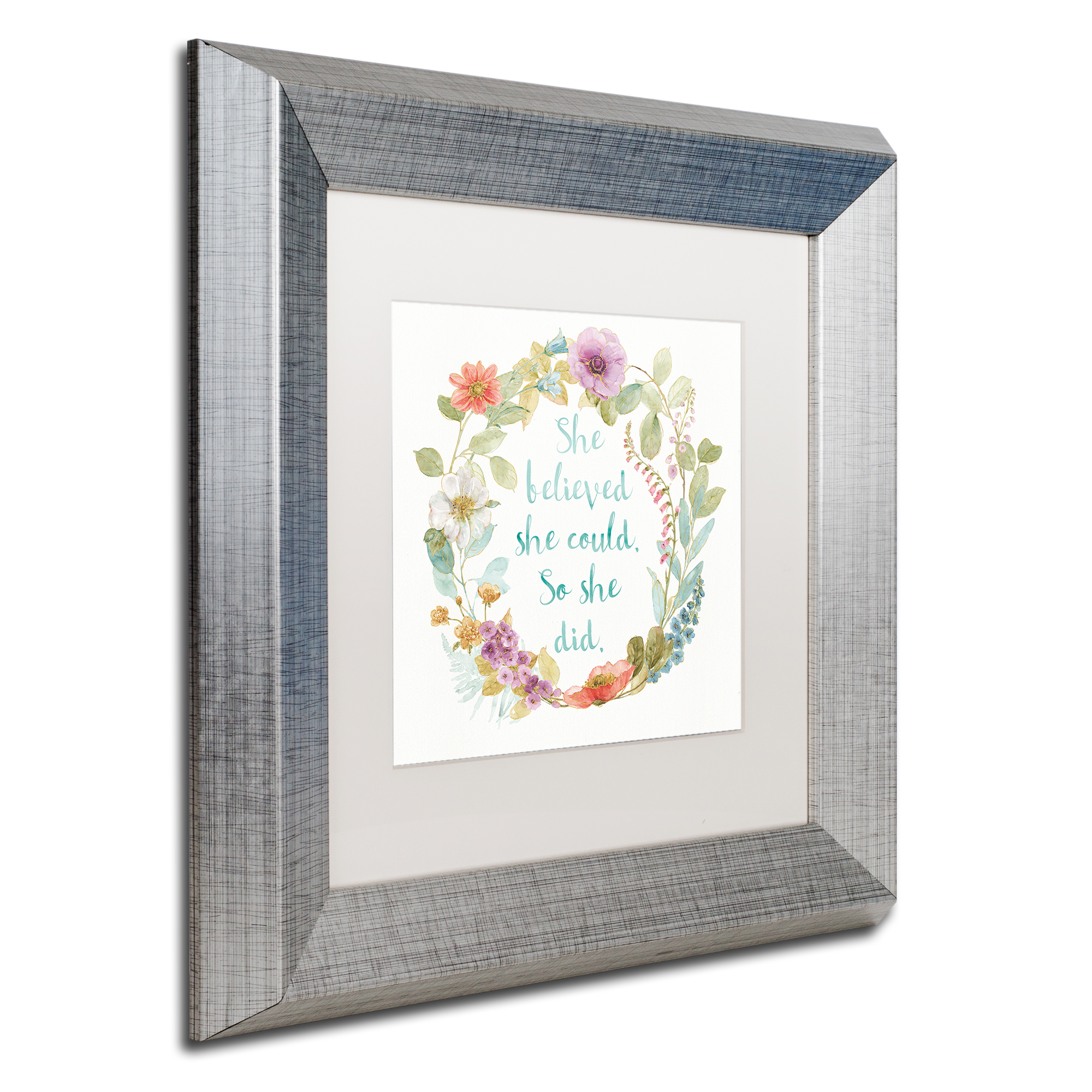 Trademark Art Typography Framed Art Print, by Lisa Audit