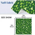 thumbnail image 7 of Coolnut St Patrick's Day Clover Cloth Napkins Set of 6, Oversized Washable Reusable Polyester Dinner Table Napkins for Family, Restaurant, Party Decor, 20 x 20 Inch, 7 of 7