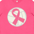 thumbnail image 4 of Inktastic Breast Cancer Volleyball Pink Ribbon Sports Gear Youth T-Shirt, 4 of 5