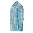 thumbnail image 4 of Gioberti Men's Western Plaid Long Sleeve Shirt with Pearl Snap-on, 4 of 4