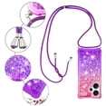 thumbnail image 5 of Funda para Xiaomi Redmi Note 13 Pro Plus 5G Brillantina Líquida Divertida Reluciente y con Cristales en Movimiento Cuerpo Cruzado con Cordón Ajustable, 5 of 5