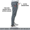thumbnail image 3 of Galaxy By Harvic Men's Fleece Jogger Sweatpants (S-2XL), 3 of 5