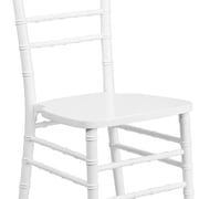 Flash Furniture Hercules Series Adult Size Wood Chiavari Chair for Events, White