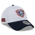 thumbnail image 3 of Men's New Era White/Navy Chicago Bears 2024 NFL Training Camp 39THIRTY Flex Hat, 3 of 5