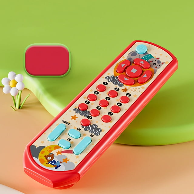 YEYDS Kids TV Simulation Remote Control Multi-Language Learning Toy for Children, Educational Early Education Electronic Toy for Kids, Interactive Learning Toy Clearance Sales Today Deals Prime