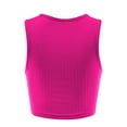 thumbnail image 4 of FashionMille Women Casual V Neck Ribbed Knit Sleeveless Cami Crop Tank Top, 4 of 5