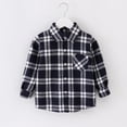thumbnail image 3 of LEEYNEER Kids Little Boys Girls Baby Red Plaid Flannel Shirt Jacket Long Sleeve Button Down Plaid Flannel Shacket Coat for Girl Boy, 3 of 4