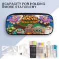 thumbnail image 4 of My Singing Monsters Big Capacity Pencil Case, Large Capacity Aesthetic Pencil Pouch Stationery Organizer Pen Case with Zipper, Pencil Case for Office Supplies, 4 of 8