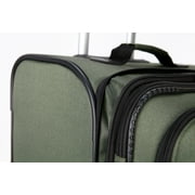 Protege 5-Piece Softside Spinner Luggage Set, Green