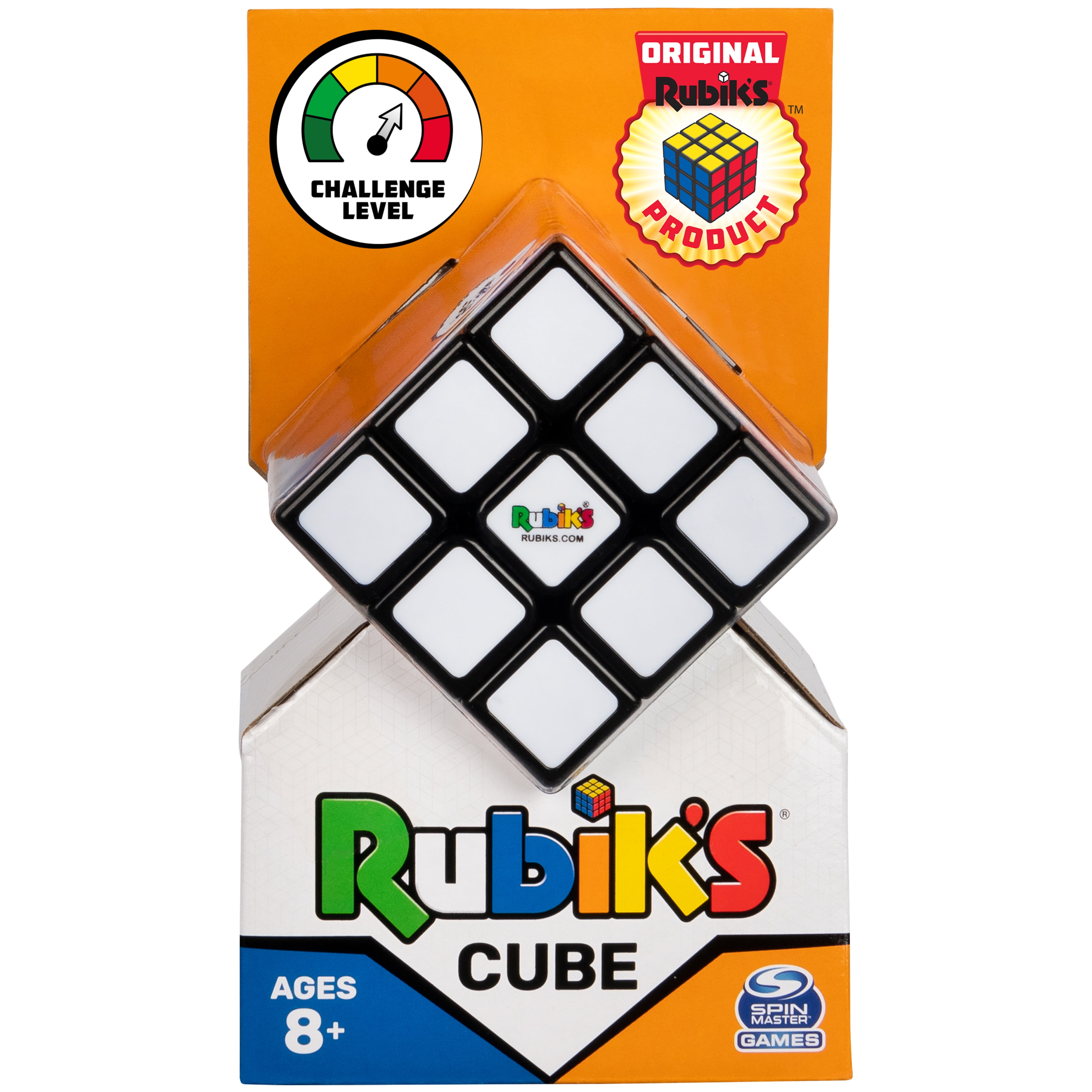 Rubik's Cube, The Original 3x3 Colour-Matching Puzzle, Classic  Problem-Solving Cube