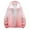 Pink, variant on Xfvqtps Mens Light Jacket Hoodie Full Zip up with Drawstring Sun Protection Gradient Long Sleeve Summer Coat for Fishing Hiking Athletic Running Pink