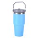 thumbnail image 1 of (Azul 20oz) Paja Acero Inoxidable 304 Hielo para Coche con Diamante Pajita Única (Azul 20oz), 1 of 2