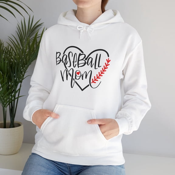 Baseball Mom Hoodie Sweatshirt